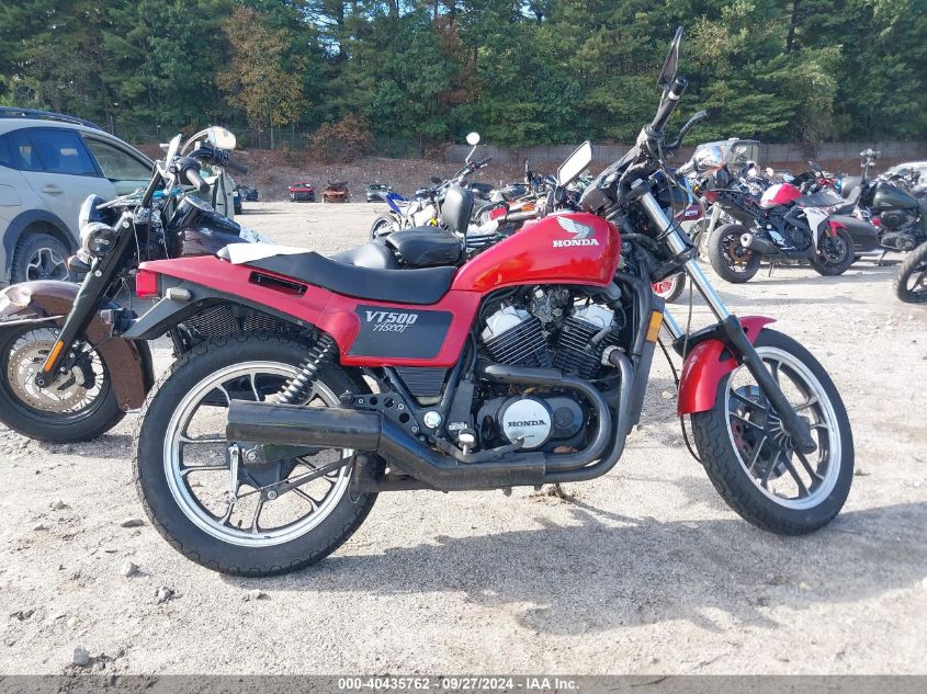 1984 Honda Vt500 Ft VIN: JH2PC1006EM104155 Lot: 40435762