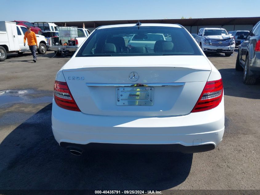 2013 Mercedes-Benz C 250 Luxury/Sport VIN: WDDGF4HB2DR255184 Lot: 40435791