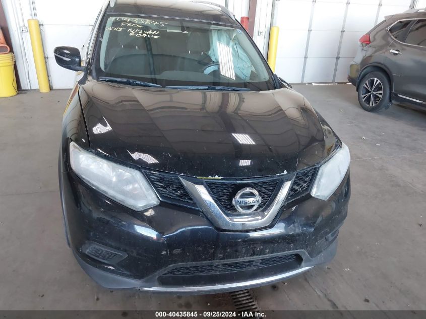 2015 Nissan Rogue Sv VIN: KNMAT2MV6FP539106 Lot: 40435845