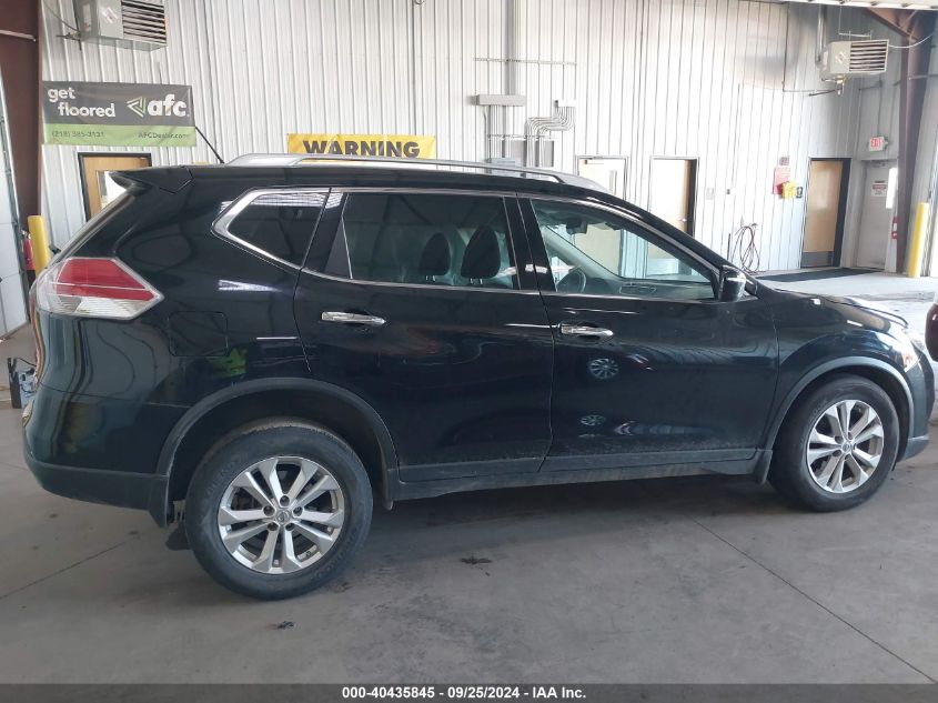 2015 Nissan Rogue Sv VIN: KNMAT2MV6FP539106 Lot: 40435845