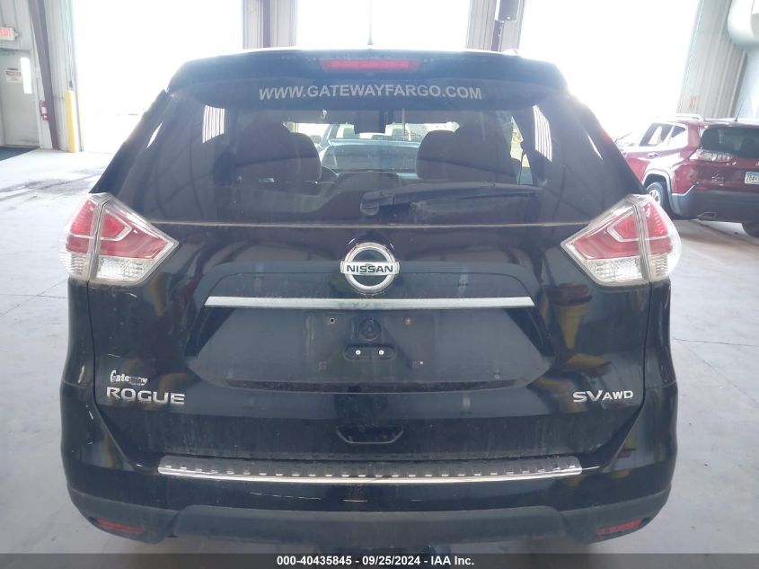 2015 Nissan Rogue Sv VIN: KNMAT2MV6FP539106 Lot: 40435845