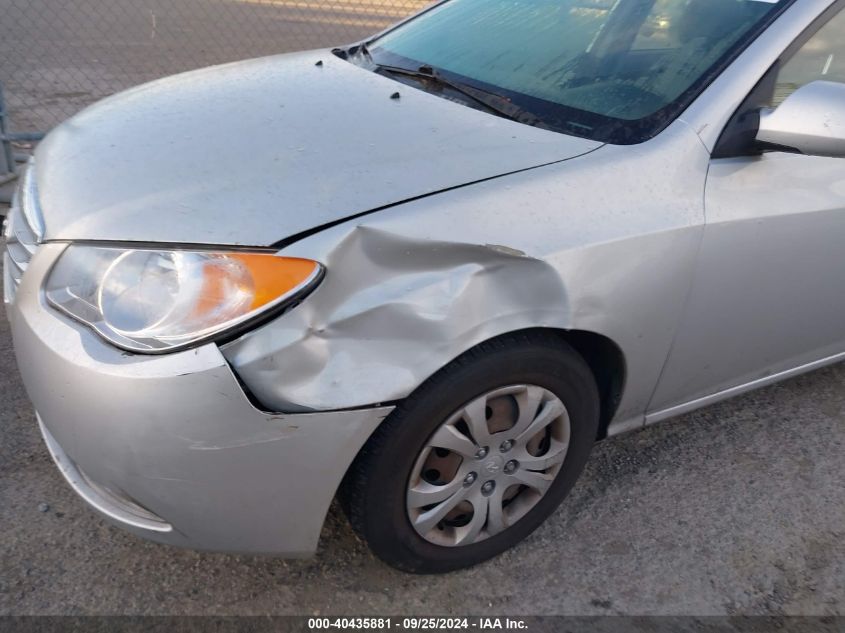 2010 Hyundai Elantra Gls VIN: KMHDU4AD7AU076528 Lot: 40435881