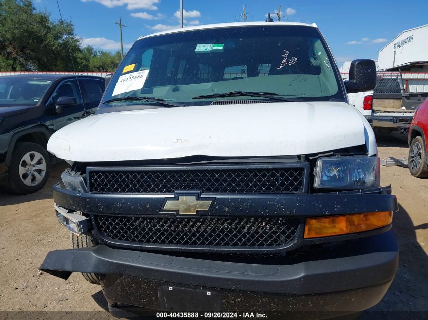 2022 Chevrolet Express Passenger Rwd 3500 Extended Wheelbase Ls VIN: 1GAZGNF7XN1255155 Lot: 40435888