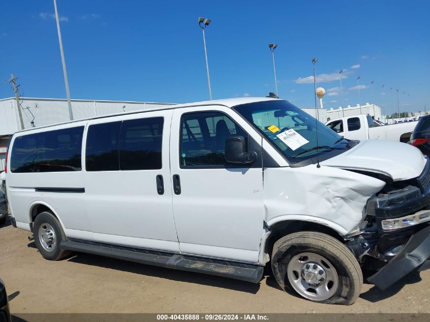 2022 Chevrolet Express Passenger Rwd 3500 Extended Wheelbase Ls VIN: 1GAZGNF7XN1255155 Lot: 40435888