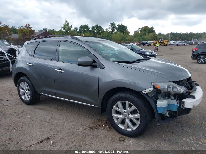 JN8AZ1MWXEW523470 2014 Nissan Murano Sv