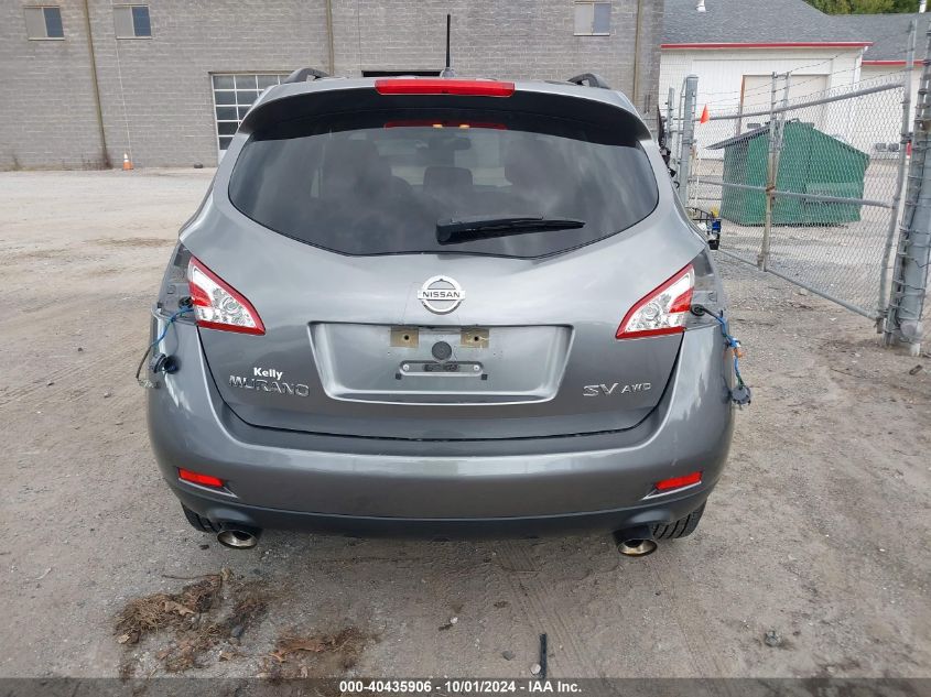 JN8AZ1MWXEW523470 2014 Nissan Murano Sv