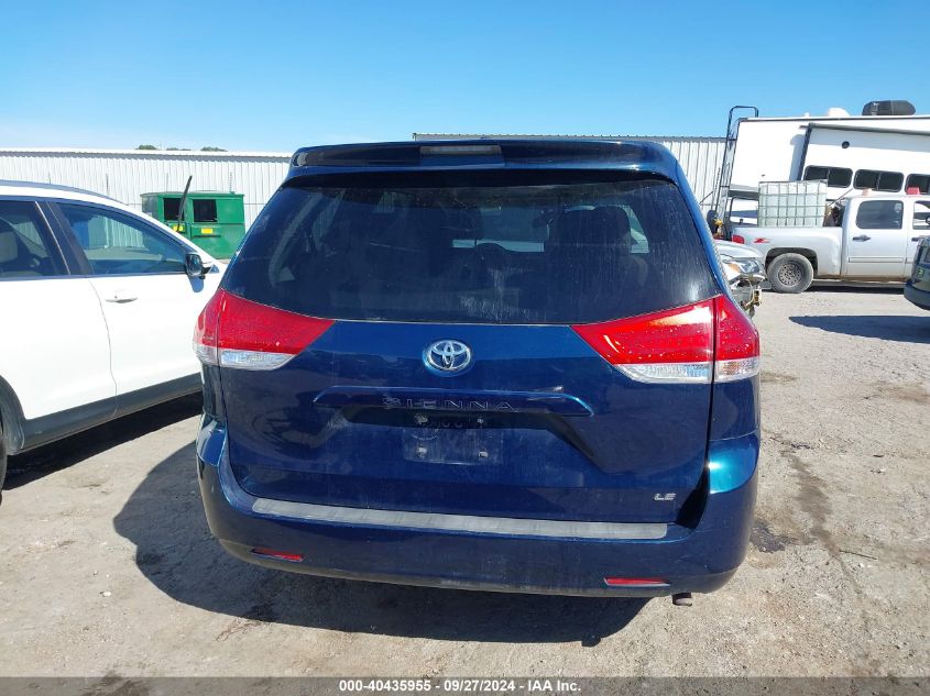 2011 Toyota Sienna Le VIN: 5TDKA3DCXBS006822 Lot: 40435955