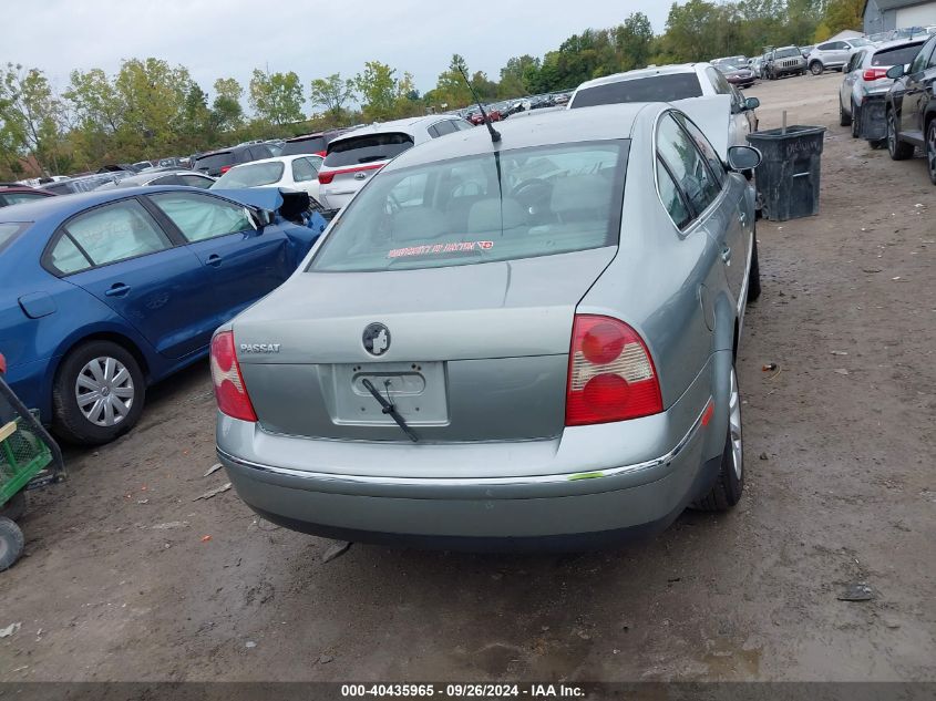 WVWPD63B54E291459 2004 Volkswagen Passat Gls