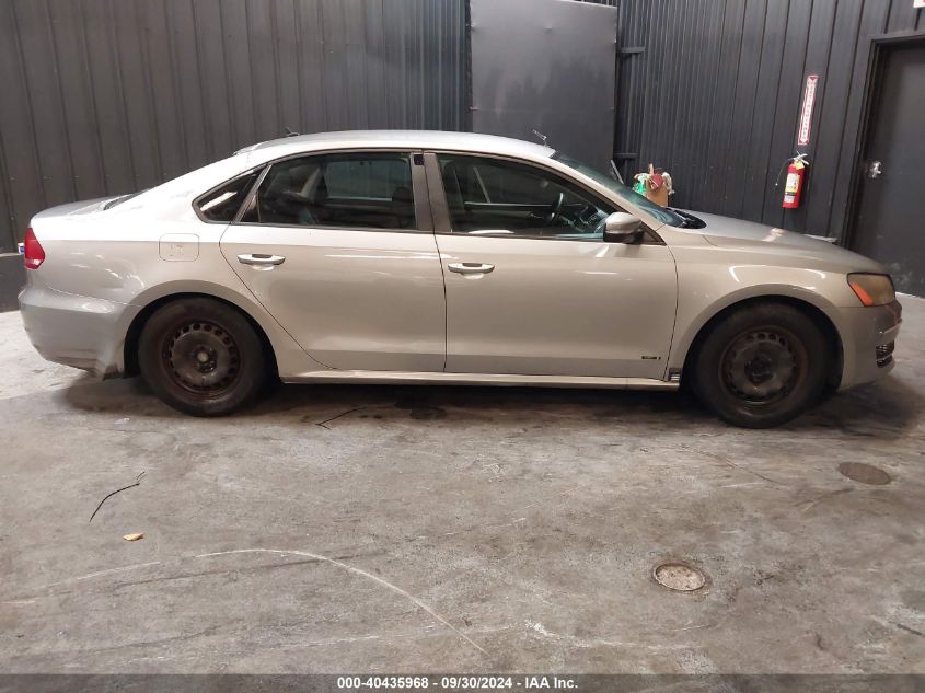 1VWAP7A34DC123433 2013 Volkswagen Passat 2.5L S