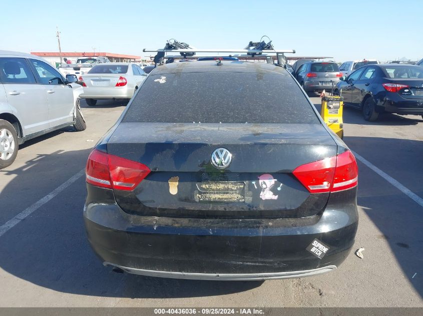 2012 Volkswagen Passat 2.5L S VIN: 1VWAP7A33C044091 Lot: 40436036