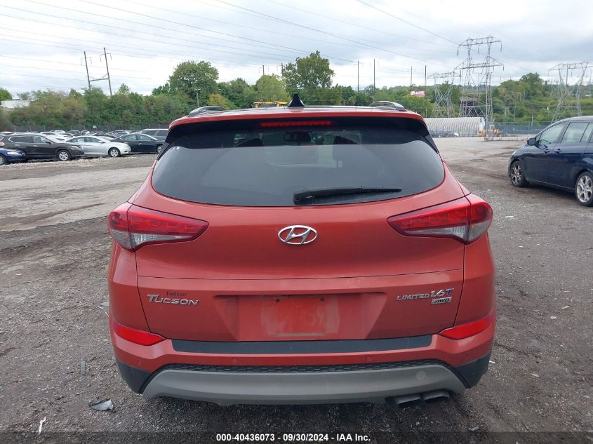 KM8J3CA2XHU302876 2017 Hyundai Tucson Limited