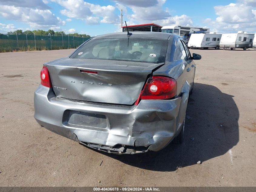 1C3CDZAB9CN214972 2012 Dodge Avenger Se