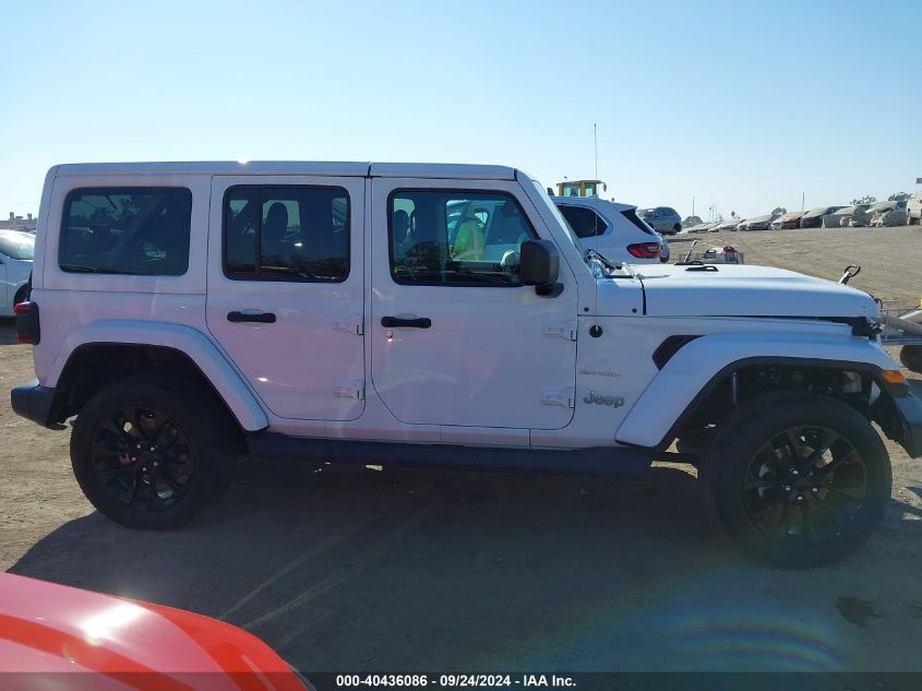 2021 Jeep Wrangler 4Xe Unlimited Sahara 4X4 VIN: 1C4JJXP63MW720240 Lot: 40436086