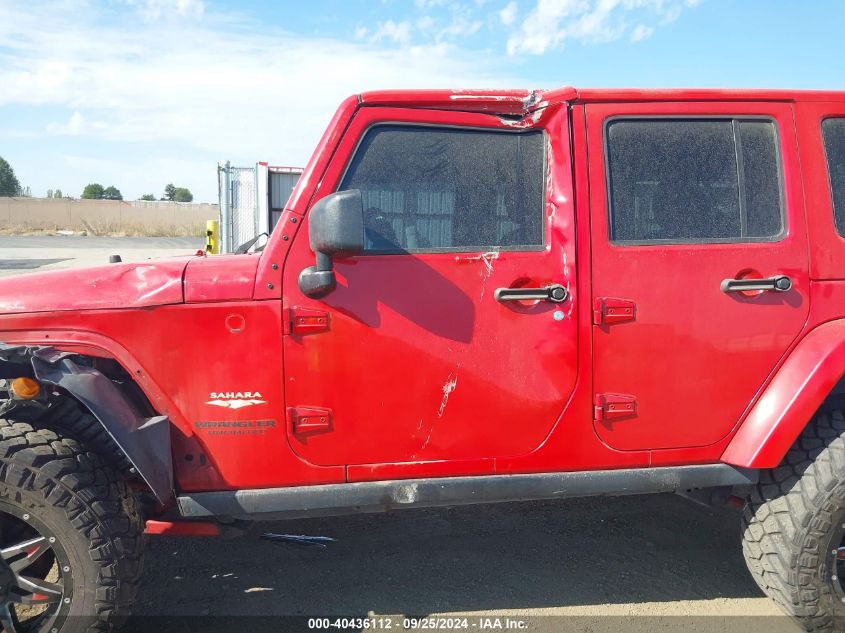 2014 Jeep Wrangler Unlimited Sahara VIN: 1C4BJWEG2EL264017 Lot: 40436112