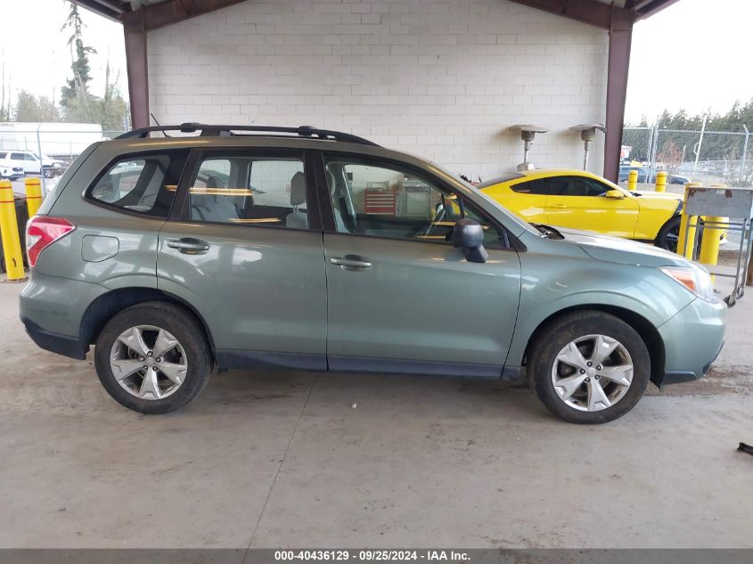 2015 Subaru Forester 2.5I VIN: JF2SJABC6FH466160 Lot: 40436129