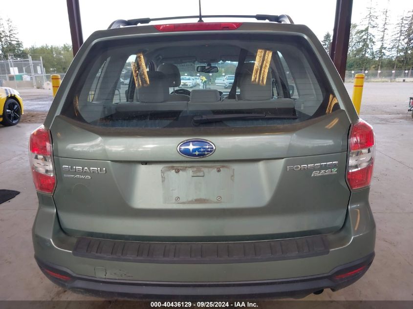 2015 Subaru Forester 2.5I VIN: JF2SJABC6FH466160 Lot: 40436129