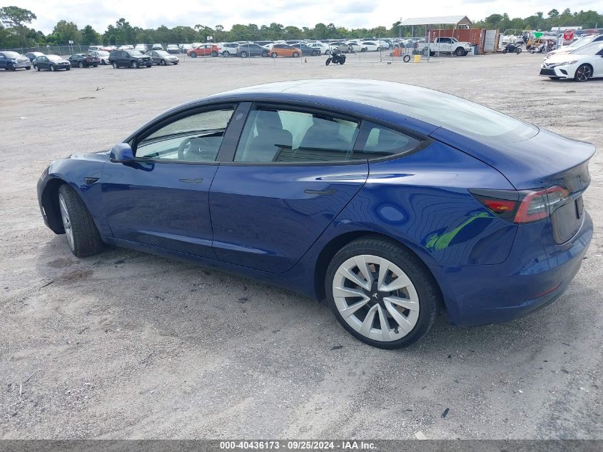 2023 Tesla Model 3 Rear-Wheel Drive VIN: 5YJ3E1EA9PF661978 Lot: 40436173