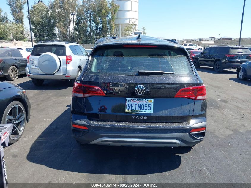 2023 Volkswagen Taos 1.5T S VIN: 3VVCX7B22PM329498 Lot: 40436174