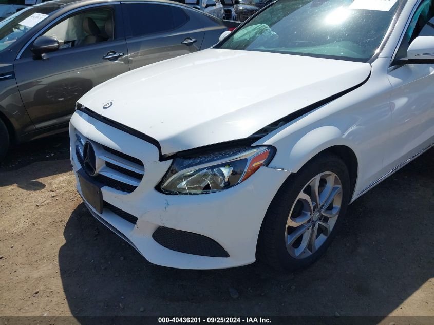 2015 Mercedes-Benz C 300 4Matic/Luxury 4Matic/Sport 4Matic VIN: 55SWF4KBXFU093729 Lot: 40436201