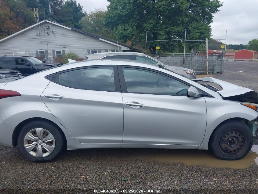 2016 Hyundai Elantra Se VIN: KMHDH4AE5GU516980 Lot: 40436209