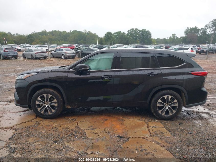 2020 Toyota Highlander Xle VIN: 5TDGZRAH4LS016720 Lot: 40436225