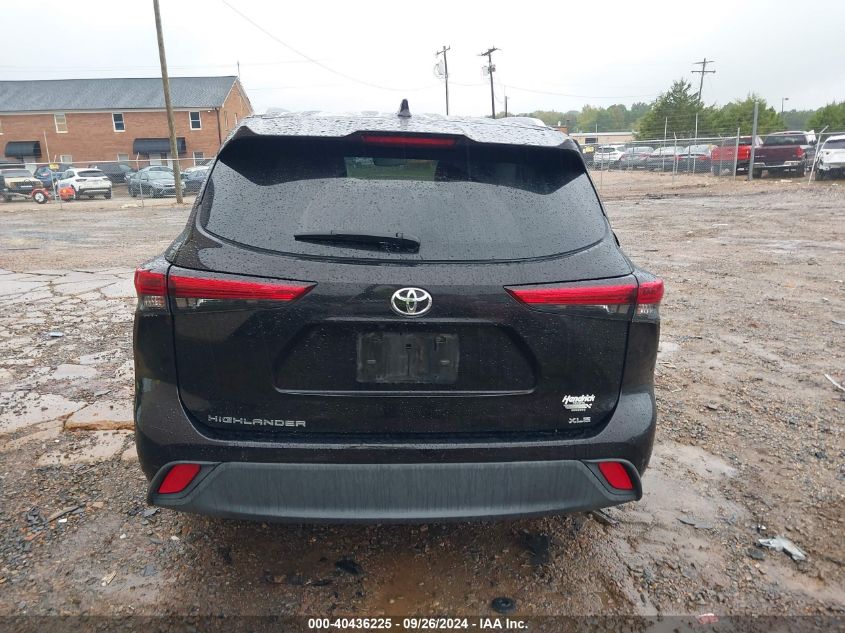 2020 Toyota Highlander Xle VIN: 5TDGZRAH4LS016720 Lot: 40436225