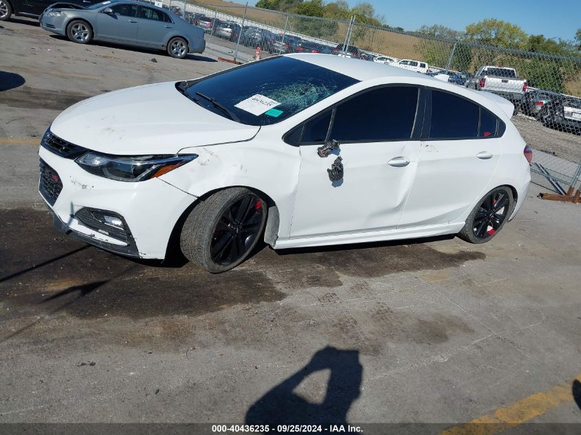 2018 Chevrolet Cruze Lt Auto VIN: 3G1BE6SM3JS517616 Lot: 40436235