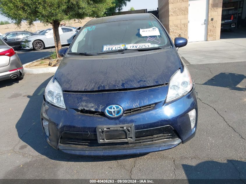 JTDKN3DU6D1682830 2013 Toyota Prius Four