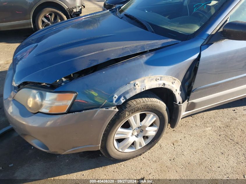 2005 Subaru Outback 2.5I VIN: 4S4BP61C757324511 Lot: 40436320