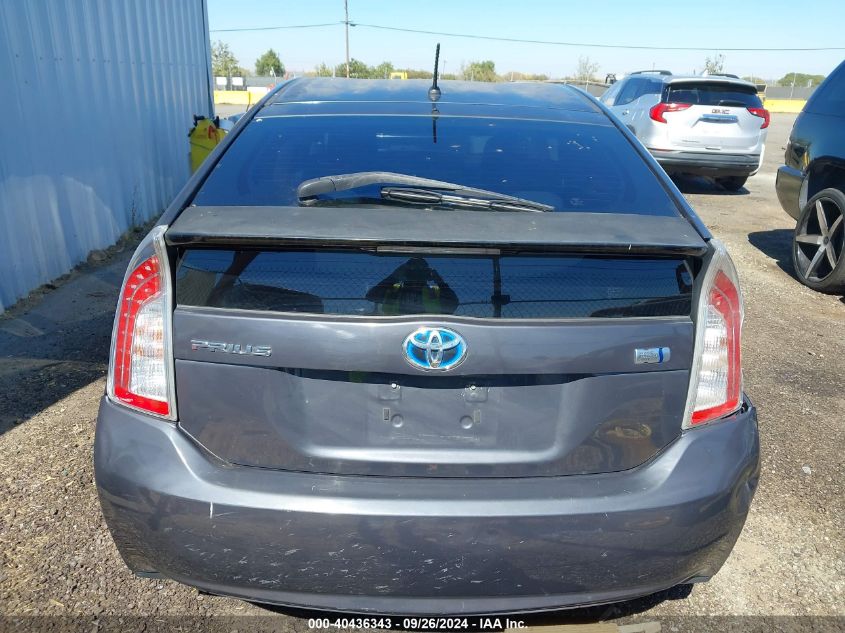 2013 Toyota Prius Two VIN: JTDKN3DU7D5602637 Lot: 40436343