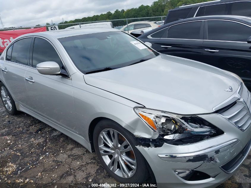 2012 Hyundai Genesis 3.8 VIN: KMHGC4DD8CU199303 Lot: 40436382