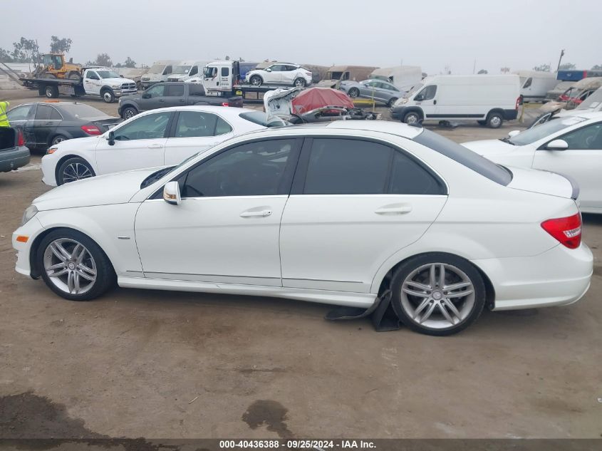 WDDGF4HB0CA684353 2012 Mercedes-Benz C 250 Luxury/Sport