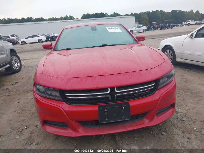 2016 Dodge Charger Se VIN: 2C3CDXBG0GH115406 Lot: 40436421