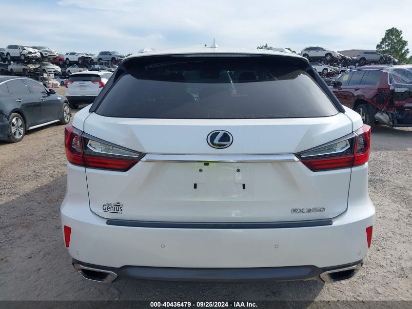 2017 Lexus Rx 350 VIN: JTJBZMCA8H2022531 Lot: 40436479