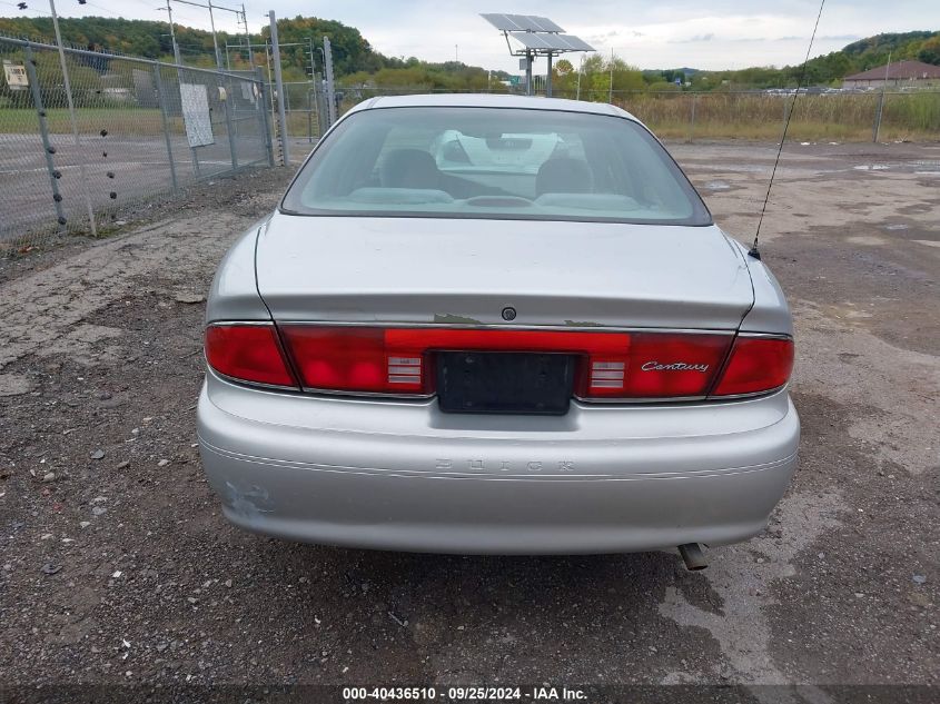 2004 Buick Century VIN: 2G4WS52JX41223434 Lot: 40436510