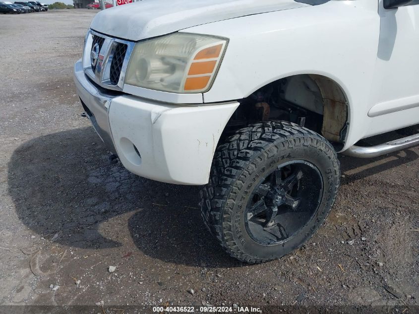 2004 Nissan Titan Se VIN: 1N6AA06B44N518158 Lot: 40436522