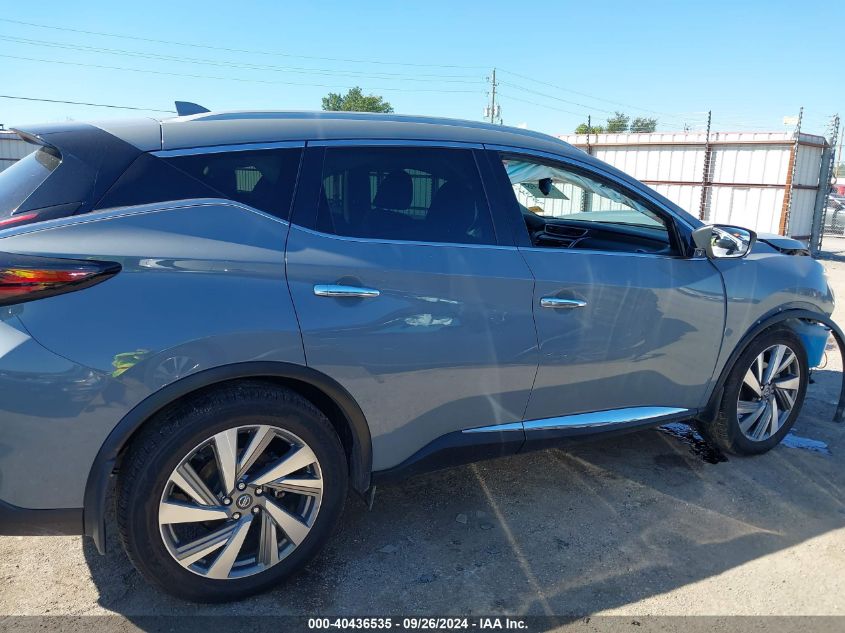 2021 Nissan Murano Sl Fwd VIN: 5N1AZ2CJ9MC110569 Lot: 40436535