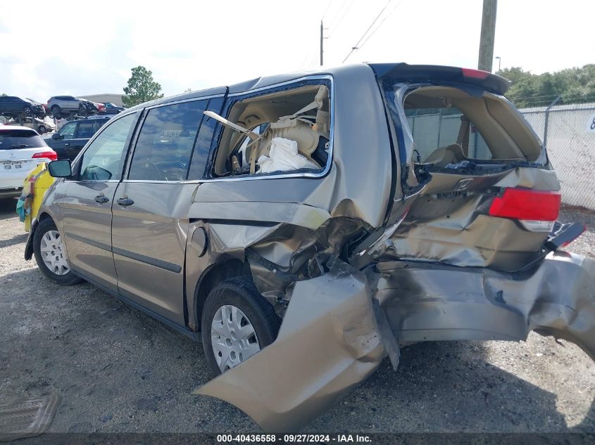 2008 Honda Odyssey Lx VIN: 5FNRL38248B093253 Lot: 40436558