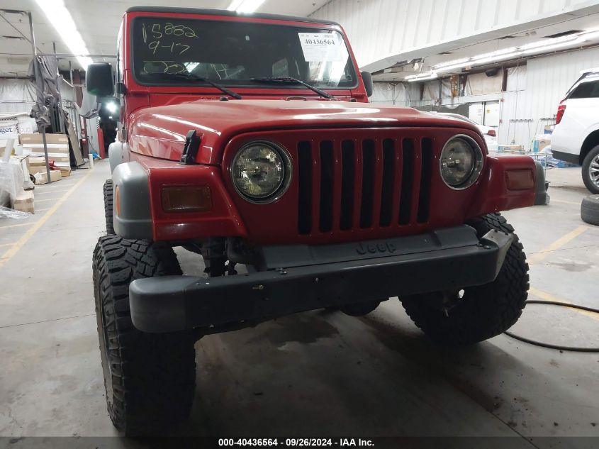 1997 Jeep Wrangler Se VIN: 1J4FY29PXVP457292 Lot: 40436564