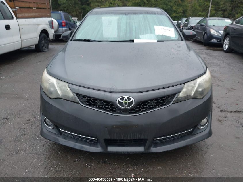 2012 Toyota Camry Se/Le/Xle VIN: 4T1BF1FK6CU136292 Lot: 40436567