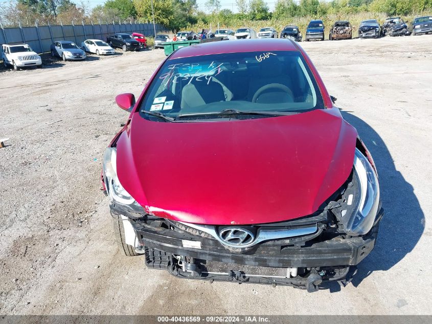 2015 Hyundai Elantra Se/Sport/Limited VIN: 5NPDH4AE0FH609905 Lot: 40436569