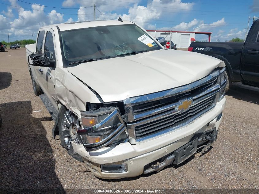 2014 Chevrolet Silverado 1500 High Country VIN: 3GCPCTEJ6EG322587 Lot: 40436626