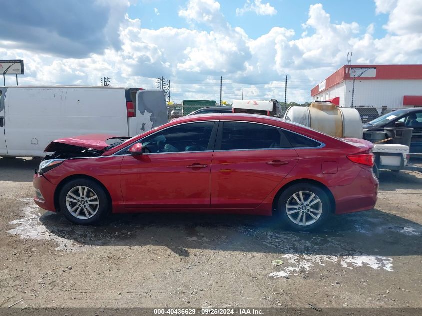 5NPE24AF2FH188252 2015 Hyundai Sonata Se