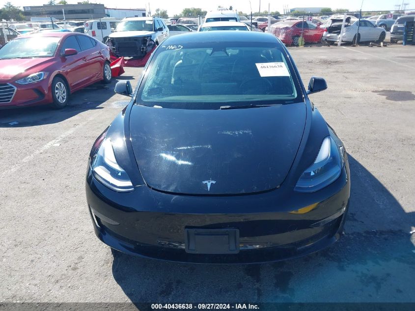 2021 Tesla Model 3 Standard Range Plus Rear-Wheel Drive VIN: 5YJ3E1EA0MF091865 Lot: 40436638