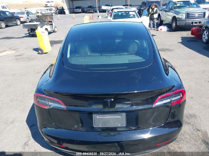 2021 Tesla Model 3 Standard Range Plus Rear-Wheel Drive VIN: 5YJ3E1EA0MF091865 Lot: 40436638