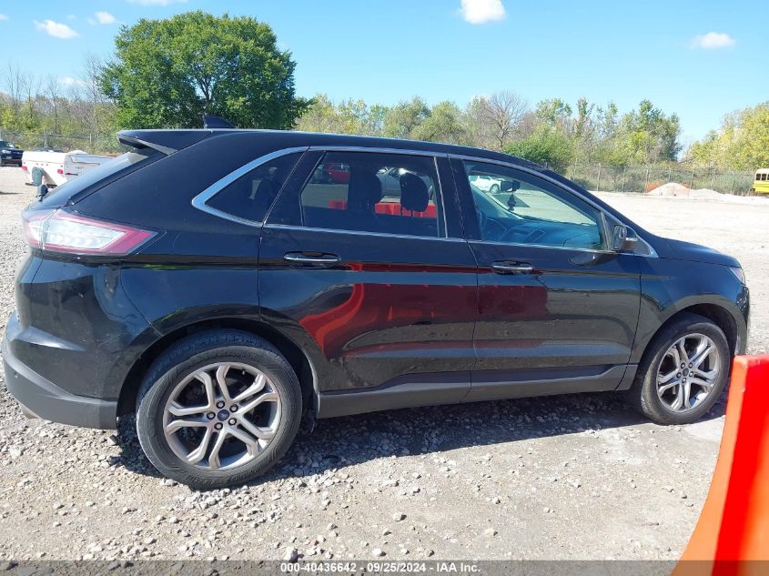 2016 Ford Edge Titanium VIN: 2FMPK4K93GBB11898 Lot: 40436642