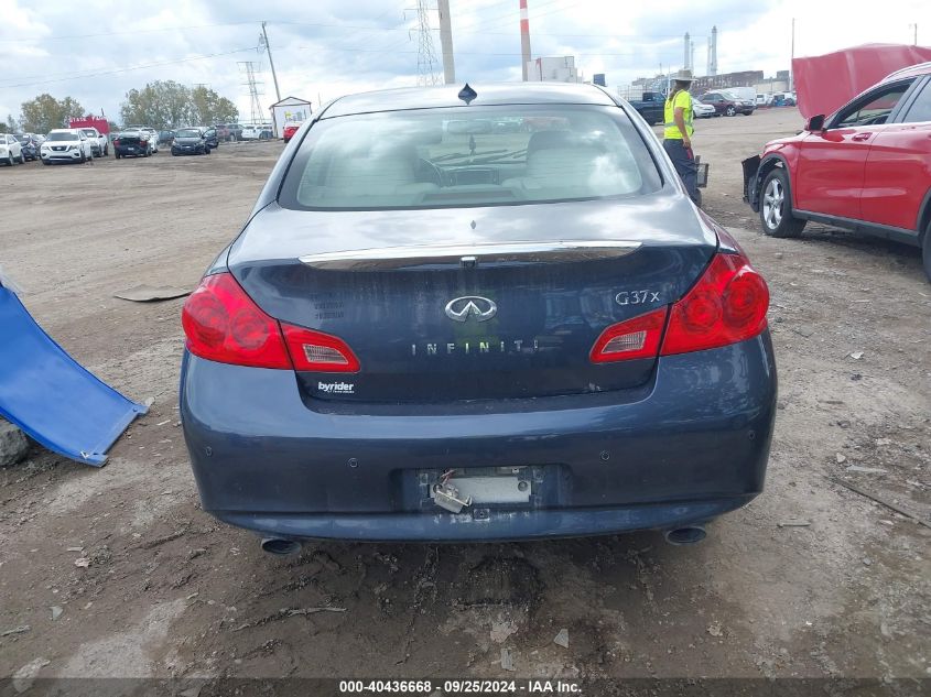 2010 Infiniti G37X VIN: JN1CV6AR6AM461781 Lot: 40436668