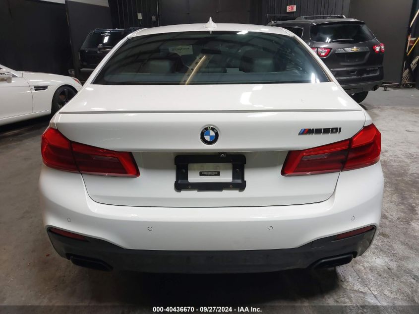 2018 BMW M550I xDrive VIN: WBAJB9C5XJG463893 Lot: 40436670