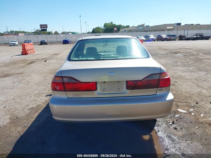 2000 Honda Accord 3.0 Ex VIN: 1HGCG1654YA079875 Lot: 40436689