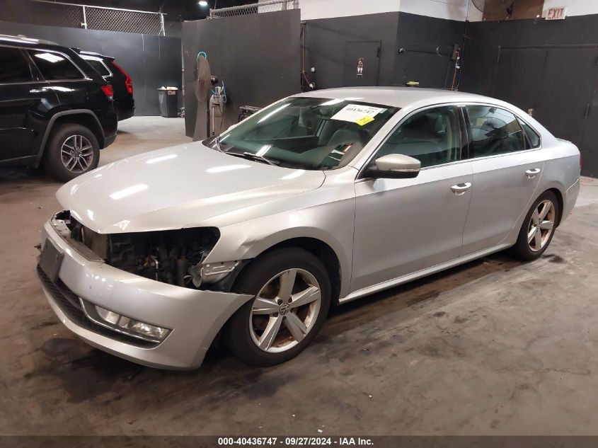 1VWAT7A35FC116182 2015 VOLKSWAGEN PASSAT - Image 2